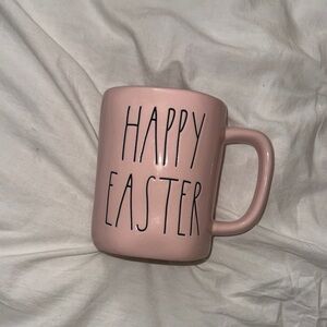 Rae Dunn Pink Happy Easter Mug